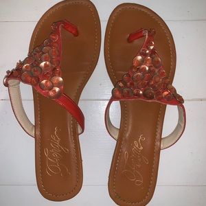 Orange Sandals
